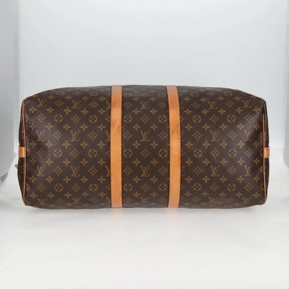 LOUIS VUITTON Monogram Keepall Bandouliere 55 Boston Bag - Picture 6 of 16
